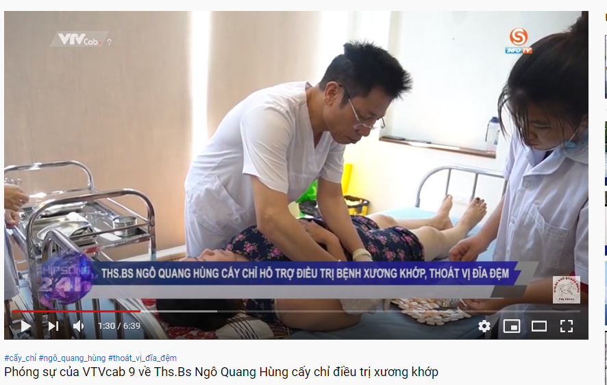 VTVCab9| Ths.Bs Ngô Quang Hùng- Người khai sáng phương pháp cấy chỉ chữa bệnh xương khớp, thoái hóa, thoát vị ở Việt Nam